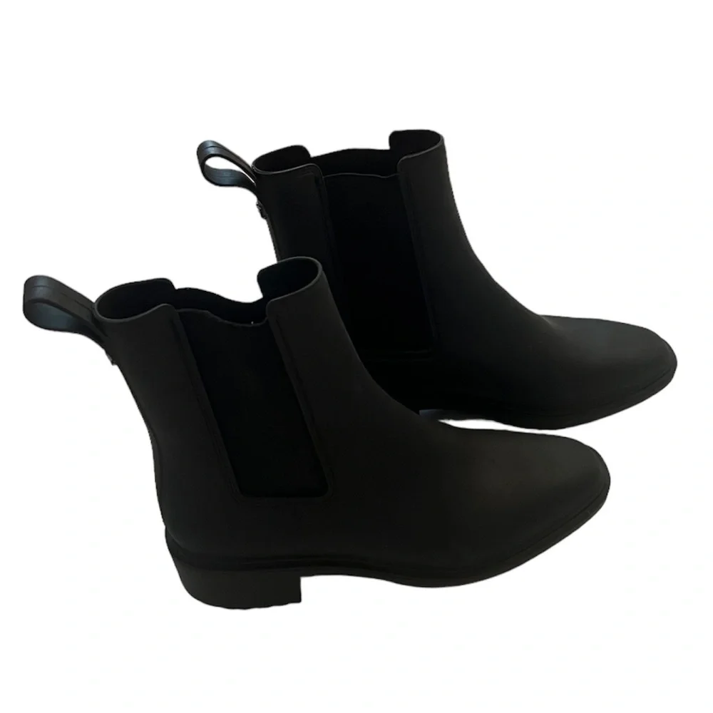Sam Edelman Tinsley Rain Boots in Black Matte Size 7